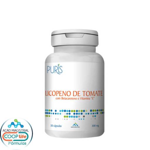 Licopeno Puris 300 Mg 30 Caps por Coop Life Fórmulas - Farmácia de Manipulação