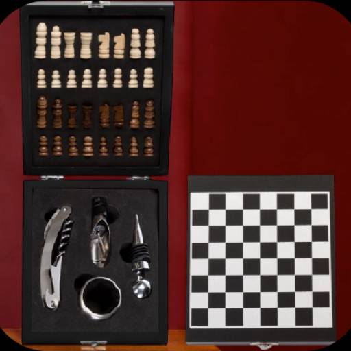 Kit Vinho Xadrez 4 Peças