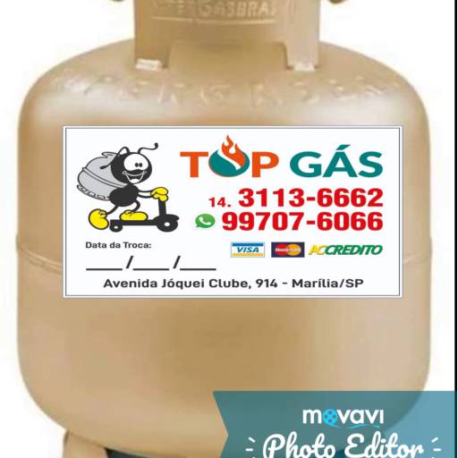 gas de cozinha de 13 kilos por Depósito  Top Gás Marília aberto 24 Horas