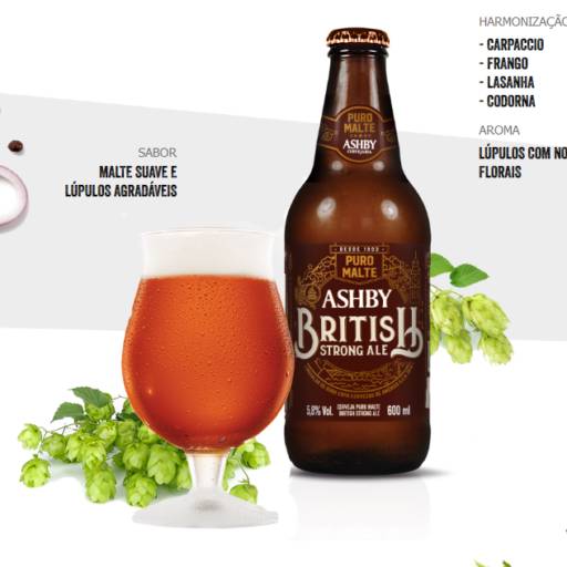 Cerveja Ashby British Strong Ale em Americana, SP por 100% Chopp - Chopp Ashby