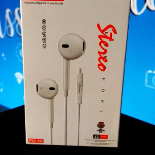 Fone de Ouvido com Fio Stereo em Santa Bárbara D'Oeste, SP por Fixcell - Conserto de Celulares em SBO