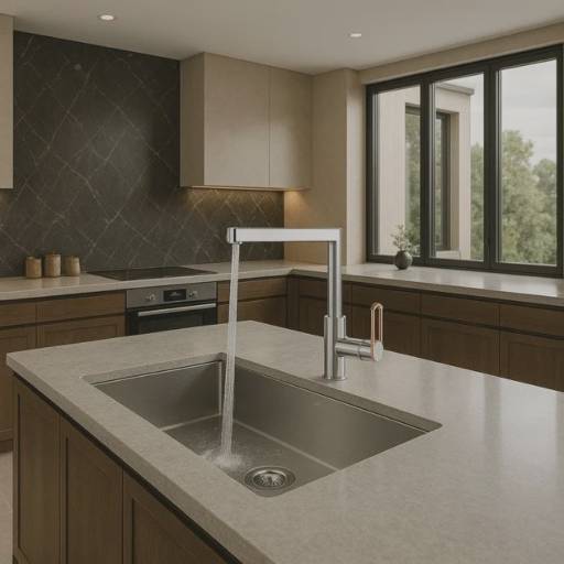 Misturador Lablanco Monocomando Aço Inox 304 Cozinha Bica Alta Cromado com Rose Gold