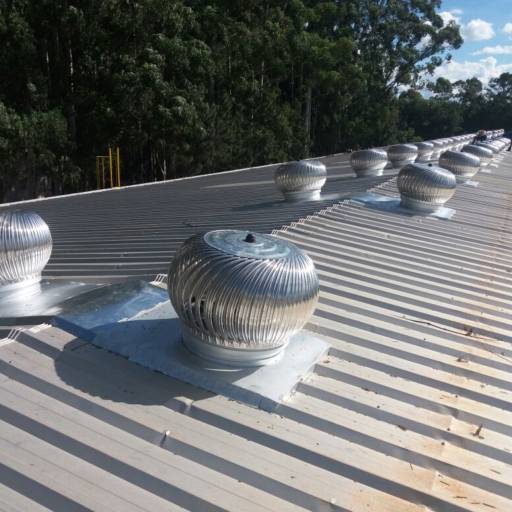 Exautores Eólicos por Calhas Moraes