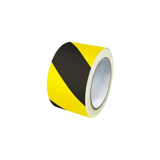 Fita Zebrada Preto/Amarelo 200 M