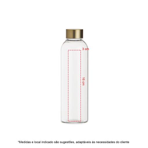 05075 Garrafa de Vidro 650ml em São José do Rio Preto, SP por Public Gráfica e Brindes