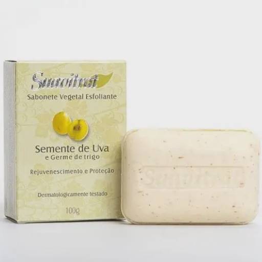 Sabonete Esfoliante de Semente de Uva 100g - Suavitrat