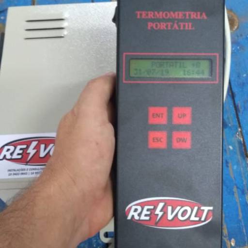 Sistema de Termometria Portatil por Re-Volt Instalações 