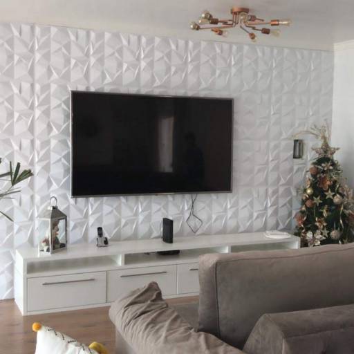 Placa Revestimento 3d Auto Adesiva Poly 50x50cm Poliestireno (PVC) em Curitiba, PR por Stylus BuyShop