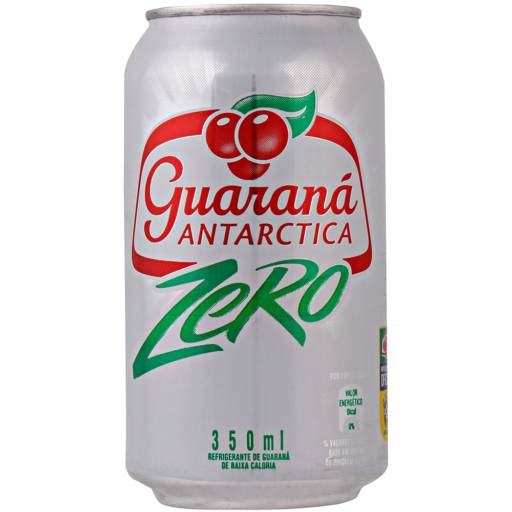 REFRIGERANTE GUARANÁ ANTARCTICA ZERO LATA 350ml