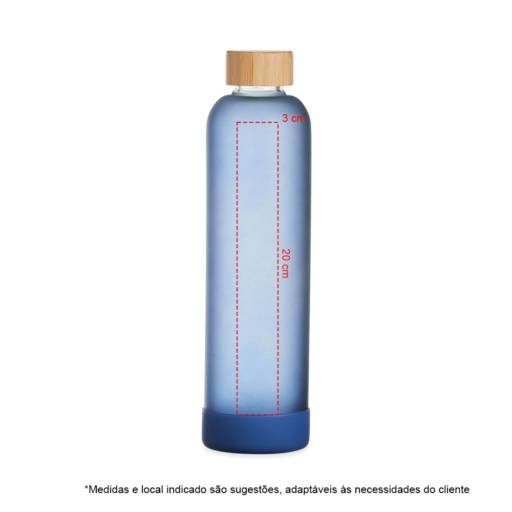 05076 Garrafa de Vidro 1L em São José do Rio Preto, SP por Public Gráfica e Brindes