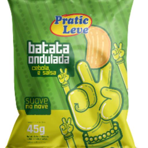 Batata Ondulada Cebola E Salsa