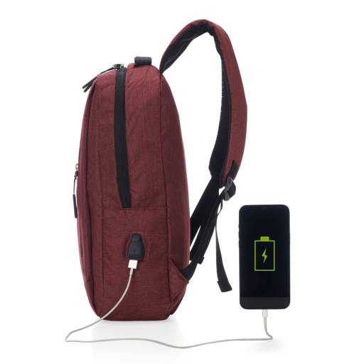 11329 Mochila de Nylon USB 21L em São José do Rio Preto, SP por Public Gráfica e Brindes