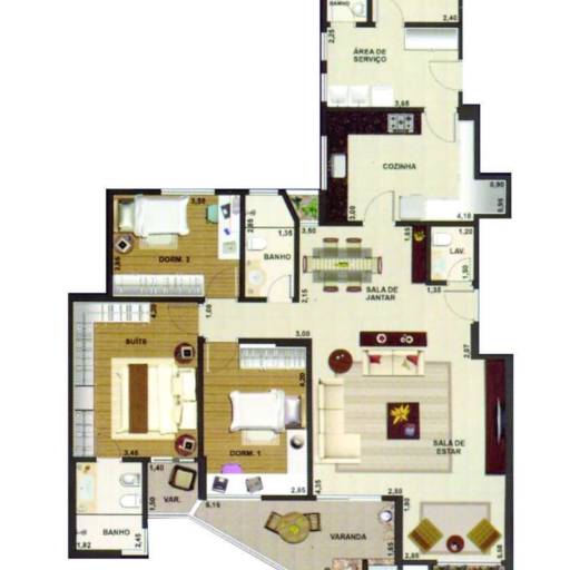 APARTAMENTO PARA ALUGAR NO BAIRRO JARDIM DONA EMÍLIA EM JAU-SP em Jaú, SP por  Imobiliária Perlati