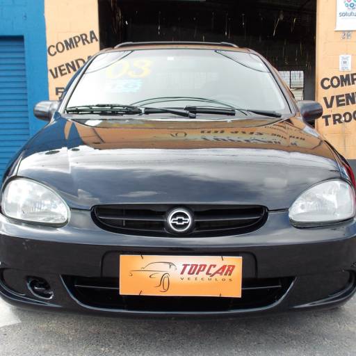 CORSA PICKUP ST 1.6 - 2003 - PRETA - PROTETOR CAÇAMBA + CAPOTA MARITIMA por Top Car Veículos