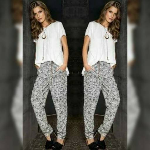 Calça Pijama Animal Print (Disponível no Tamanho: 40/42).