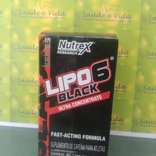 Lipo 6 Black- Ultra Concentrate- Nutrex por Saúde e Vida