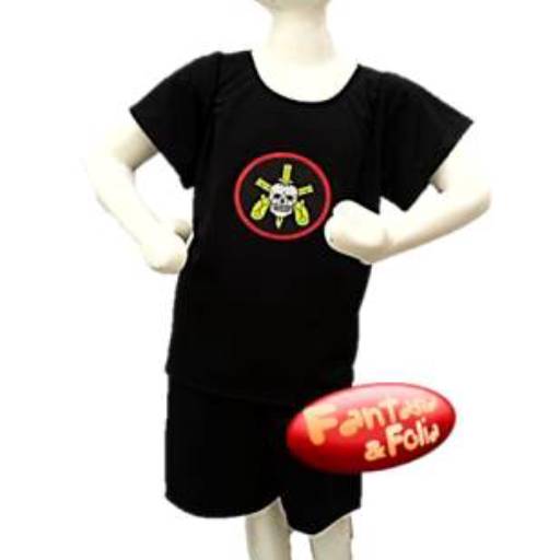 2809 - Conjunto Tropa Elite juvenil (tamanho 12) em Tietê, SP por Fantasia & Folia