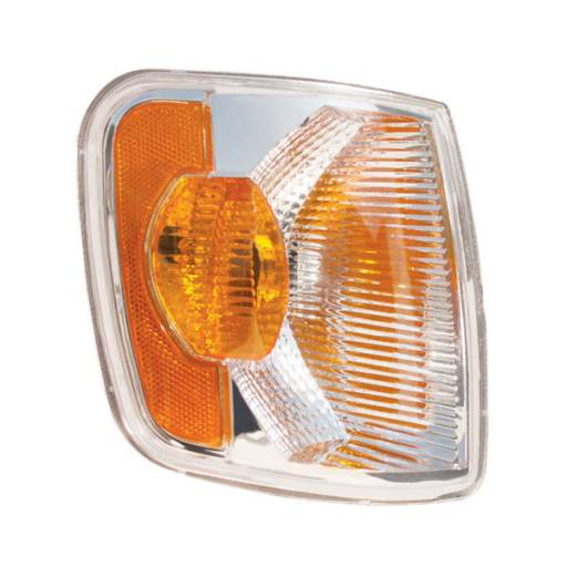Lanterna direcional e delimitadora com lente em acrílico e sem soquete tipo MB Atron - LE - Cristal