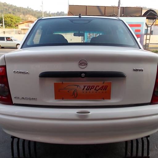 CORSA CLASSIC 1.0 - 2003 - BRANCO - ÁLCOOL por Top Car Veículos