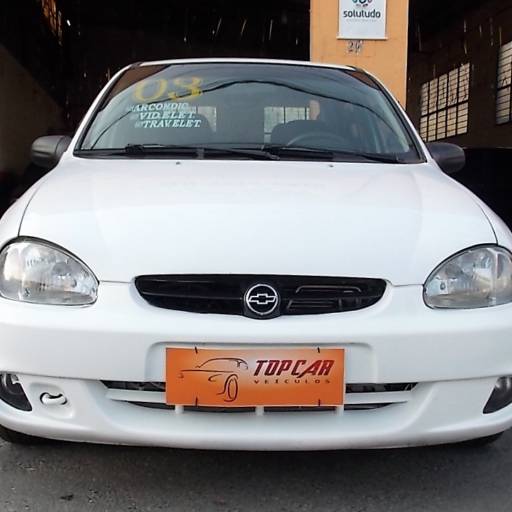 CORSA CLASSIC 1.0 - 2003 - BRANCO - ÁLCOOL por Top Car Veículos