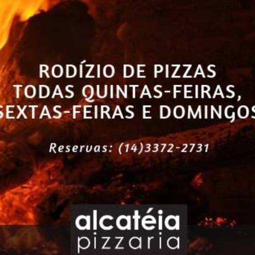 Comprar o produto de Rodizio Alcateia Pizzaria em Pizzas pela empresa Alcatéia Pizzaria e Restaurante em Santa Cruz do Rio Pardo, SP por Solutudo