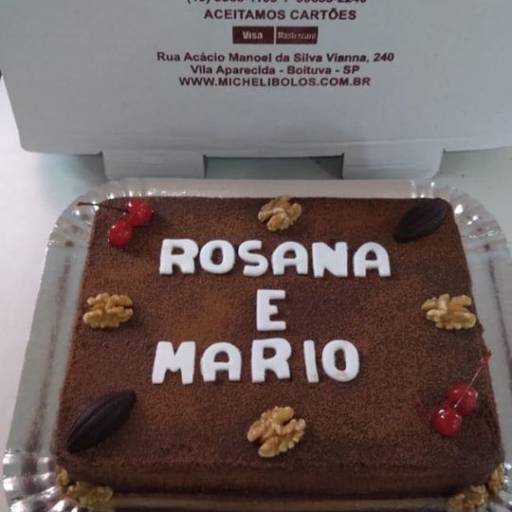 Bolo Vegano de Chocolate em Boituva, SP por Micheli Bolos e Buffet
