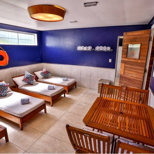 Área de lazer por Hotel Quality Sun Valley