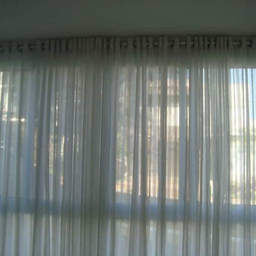 Cortina Voil Trabalhado