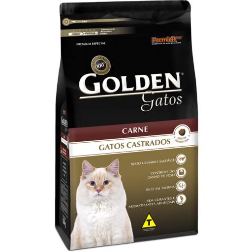 GOLDEN GATOS CASTRADOS CARNE  por Tem Patas