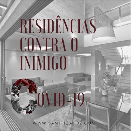 sanitização de ambientes residenciais em Foz do Iguaçu, PR por Sanitiza  - Commerce & Home