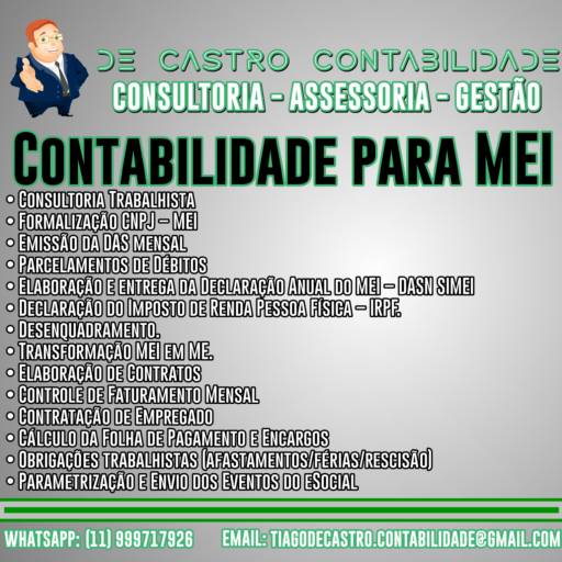 Convenio de Contabilidade Mensal para MEI