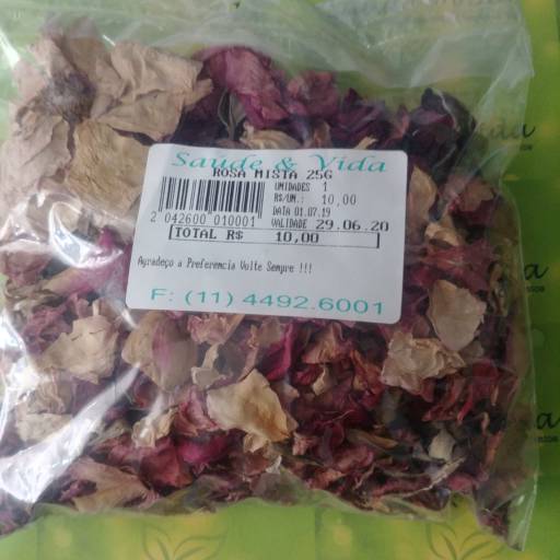 Rosa mista por Saúde e Vida