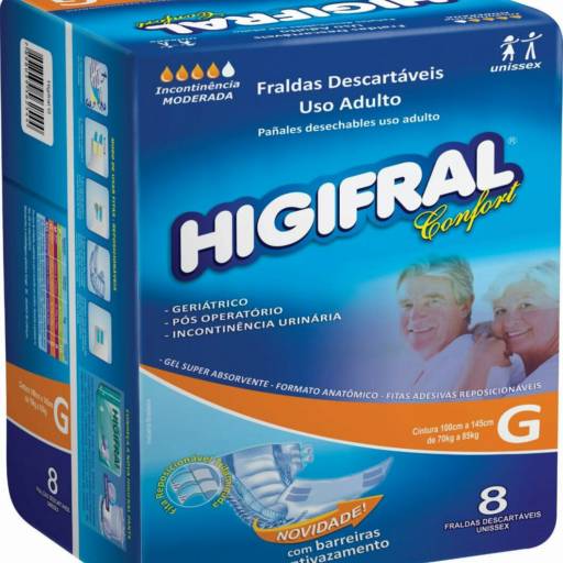 Comprar o produto de Fralda Higifral confort  em Fraldas para Adultos pela empresa Farmácia Preço Justo - Três Lagoas em Foz do Iguaçu, PR por Solutudo