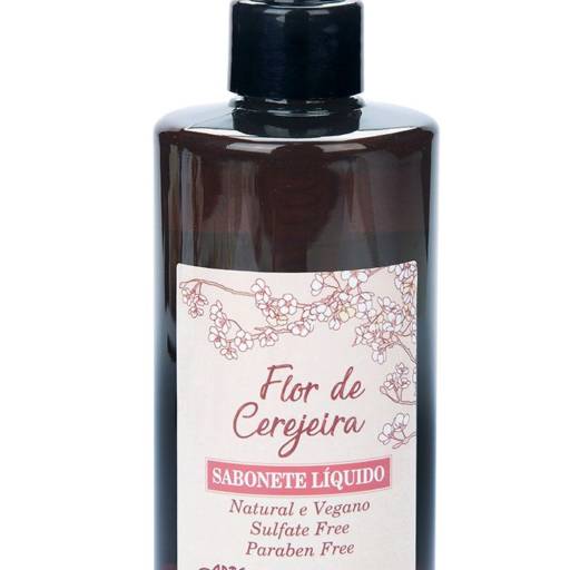 Sabonete Líquido Natural e Vegano Flor de Cerejeira 250ml - Arte dos Aromas