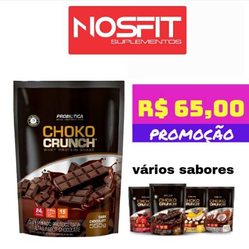 Comprar o produto de Whey Choko Crunch Probiótica em A Classificar pela empresa Nos Fit Suplementos em Jundiaí, SP por Solutudo