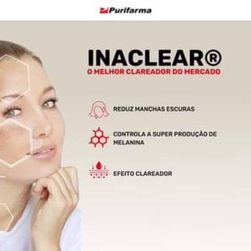 Comprar o produto de Inaclear 1% creme 30g em Clareadores pela empresa Farmalu - Farmácia de Manipulação em Atibaia, SP por Solutudo