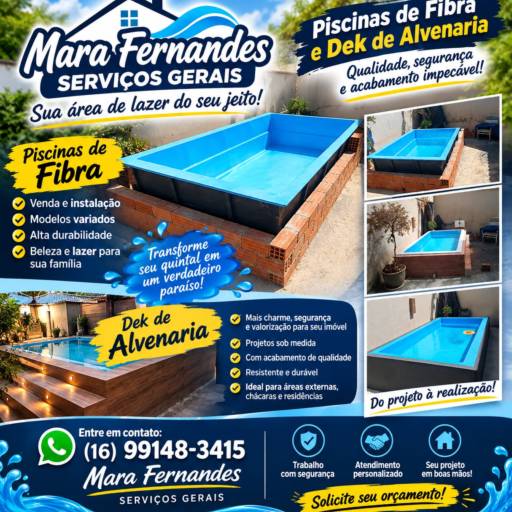 Deck de Alvenaria em Ribeirão Preto, SP