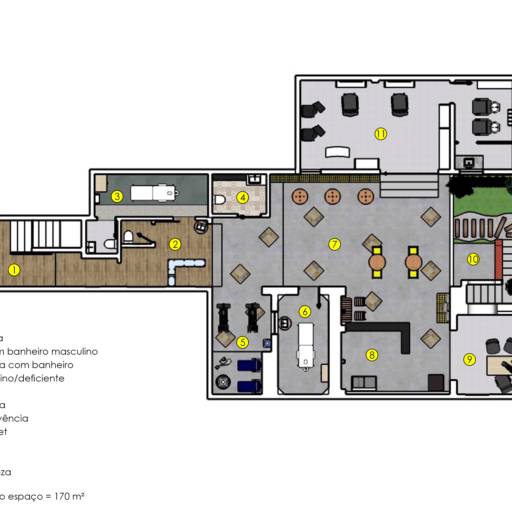Family Center Itatiba - Maquete eletrônica (3D) por Gabriel Nacif - Arquitetura e Urbanismo