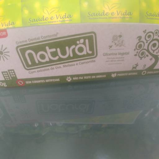 Creme Dental Sem Flour (Vegano) por Saúde e Vida