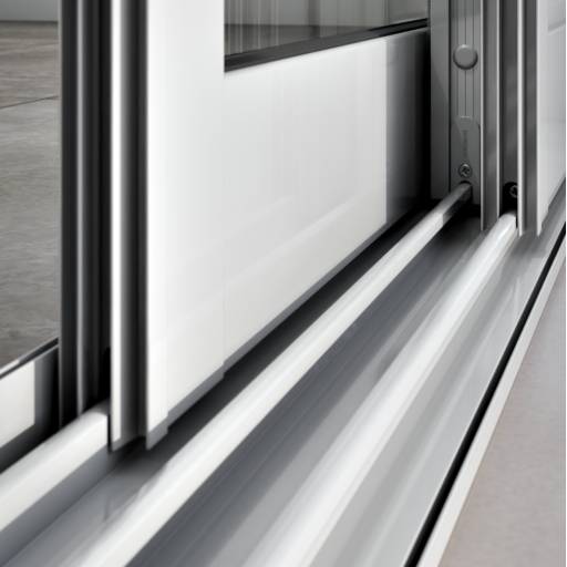 Porta de Correr Central Balcão - b. detalhe