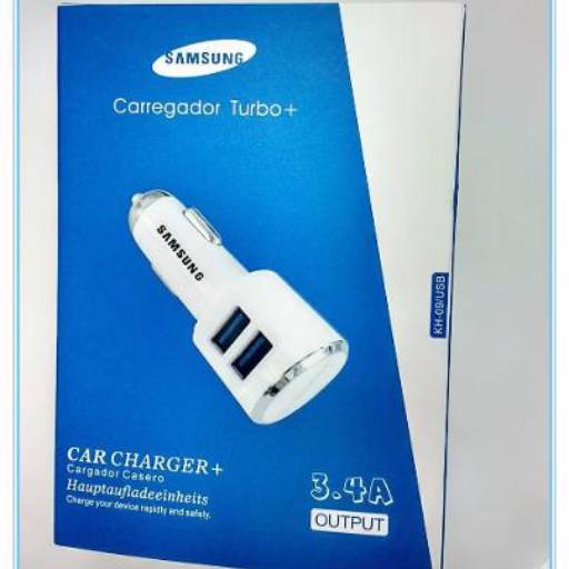 Fonte veicular Samsung turbo para celular 