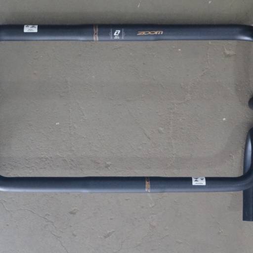 GUIDÃO CALOI 10 SPEED ALUMINIO 44 CM 25.4 REDONDO PRETO BRILHANTE ZOOM em Bauru, SP por Two Force Bike Shop