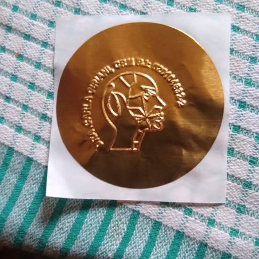 Modelo de chancela manual personalizada