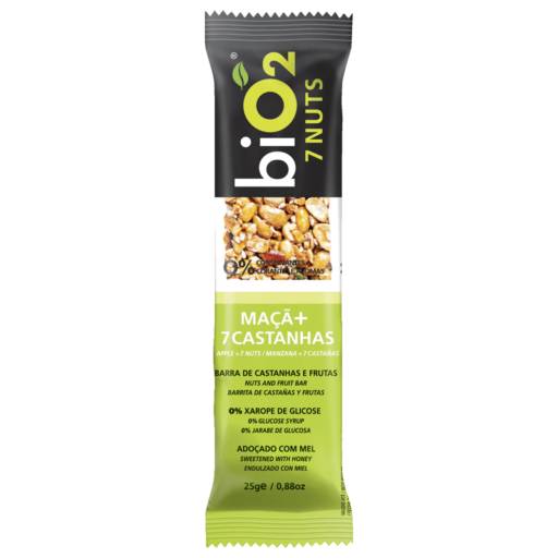 Barra Nuts sabor Maçã 25g - BIO2