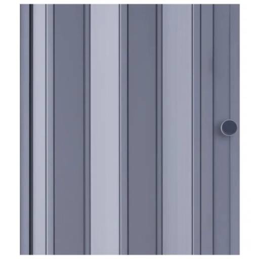 PORTA SANFONADA PVC CINZA EASY LOCK - ARAFORROS