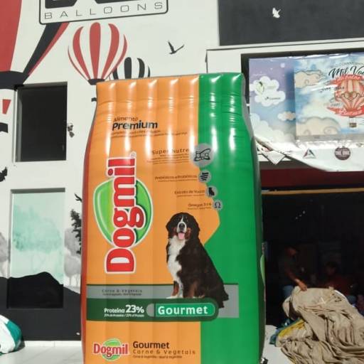 Réplica Inflável de Saco de Ração  por Caco Balloons - Balões e Infláveis