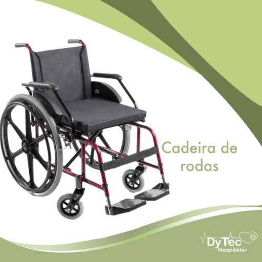 Cadeira de Rodas Confort 44 Vermelha CDS em Jundiaí, SP por Cirúrgica DyTec - Comércio e Manutenção em Equipamentos Médicos Hospitalares