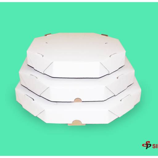 Caixa de Pizza Oitavada por Simpack Embalagens