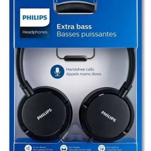 Comprar o produto de Headphone Philips Extra Bass em Eletrônicos, Áudio e Vídeo pela empresa Mega Max TI em Tietê, SP por Solutudo