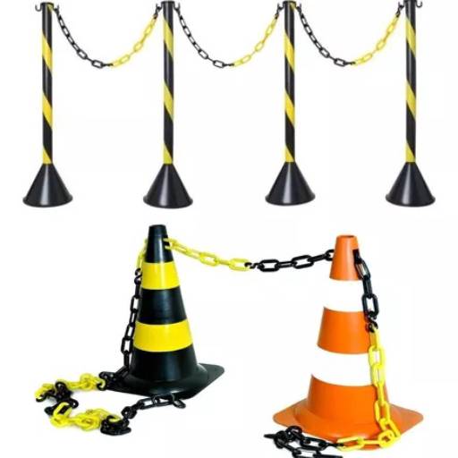 Correntes Plásticas para Sinalização - Direto da Fábrica para Bauru e Região por SoftPlas Bauru e Sacos de Lixo Reforçados - Caixas Plásticas Multiuso